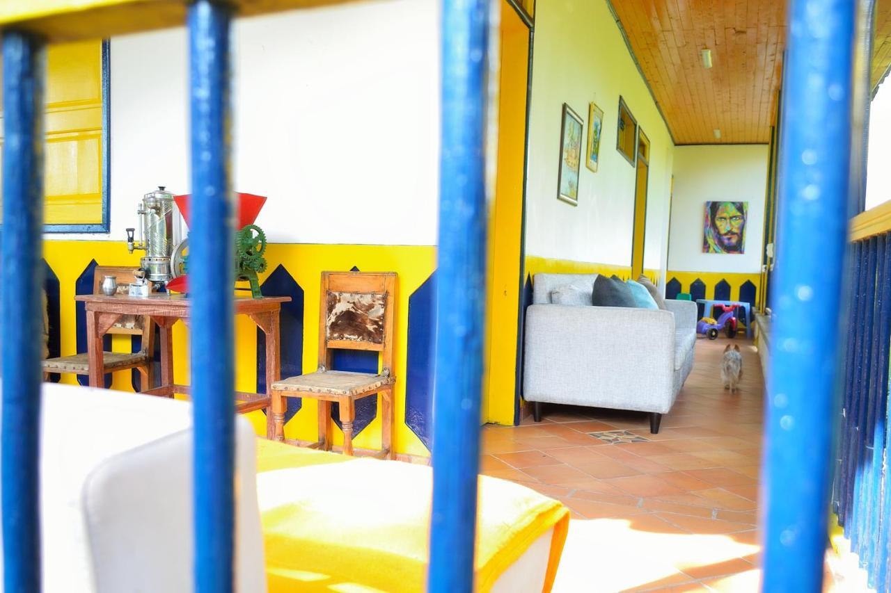 Casa Finca Villa Luz A 800 Mts Del Parque Del Cafe Montenegro Exteriör bild